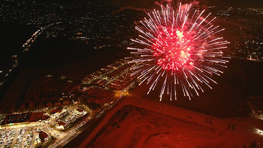 July 4th Fireworks in Claremont