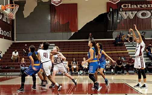 CHS girl varsity basketball team