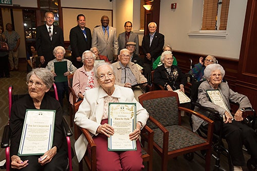 Claremont celebrates centenarians city council style