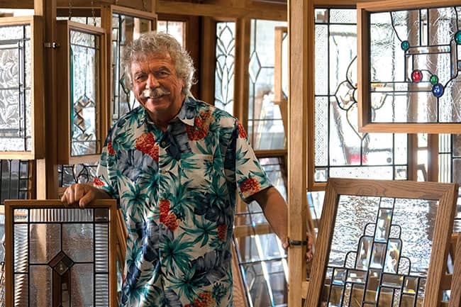 Stained glass maker reflects on colorful 50-year career