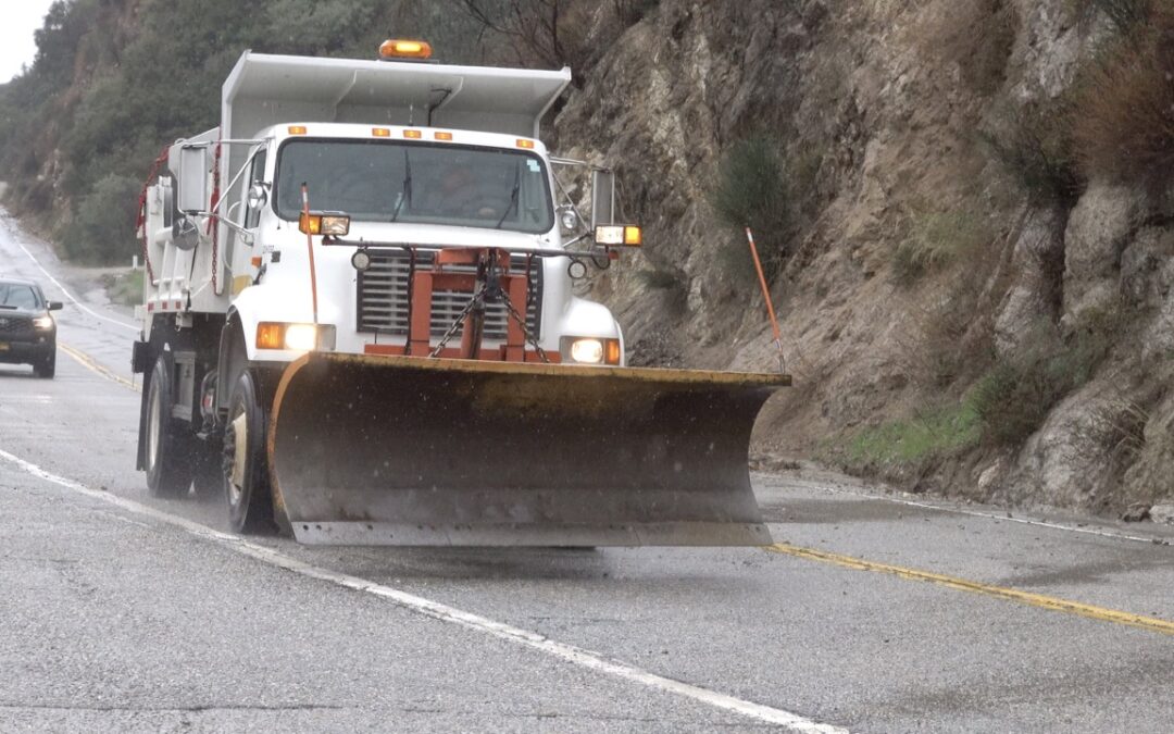 Heavy rains cause flooding on Mt. Baldy Road