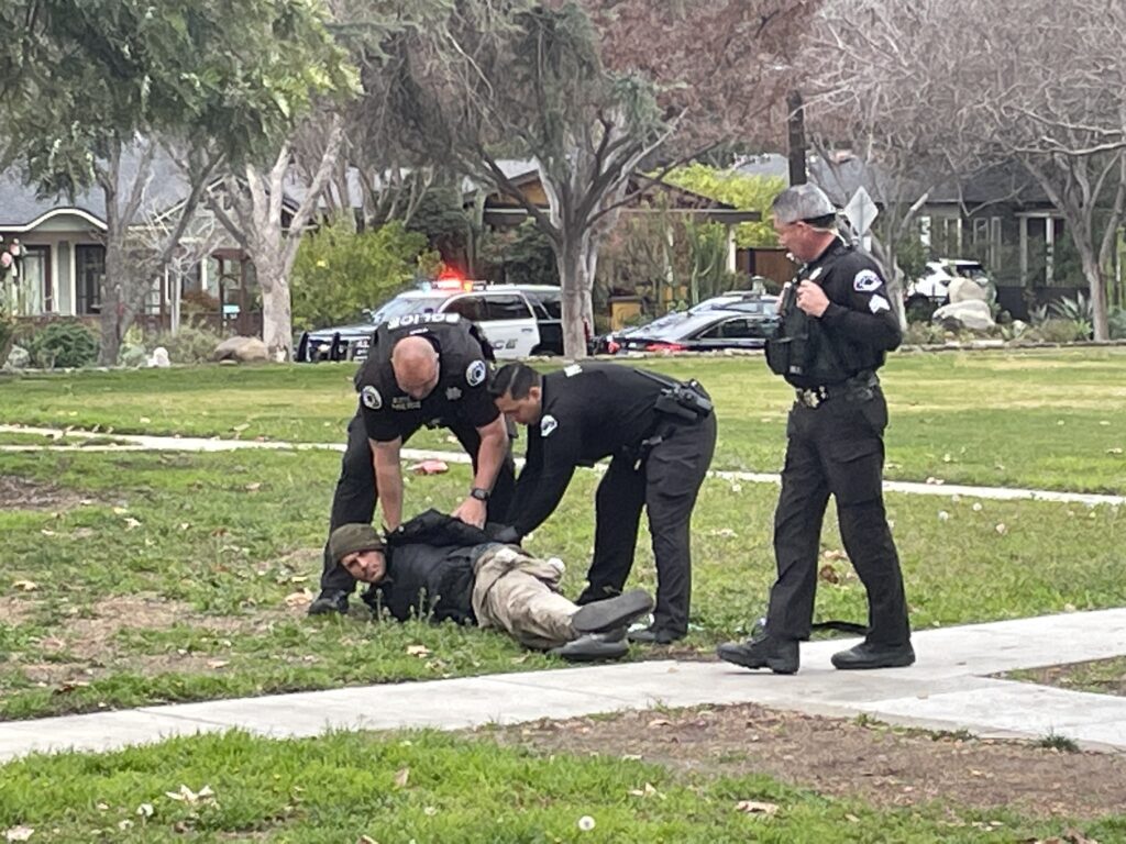 Criminal threats arrest