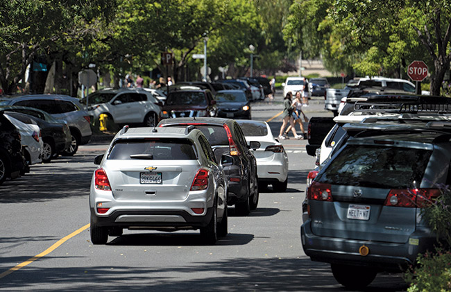 Boy on bike struck by car, prompting calls for safety measures on Mountain Ave.