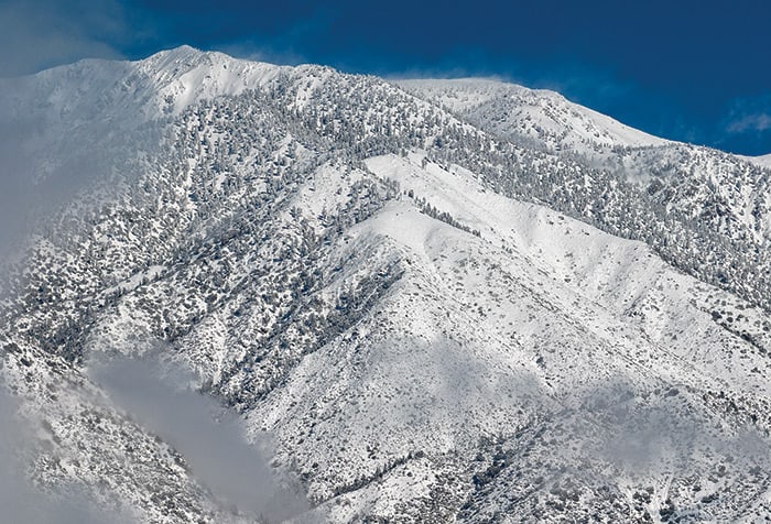 Courier video: after the storm on the road to Mt. Baldy