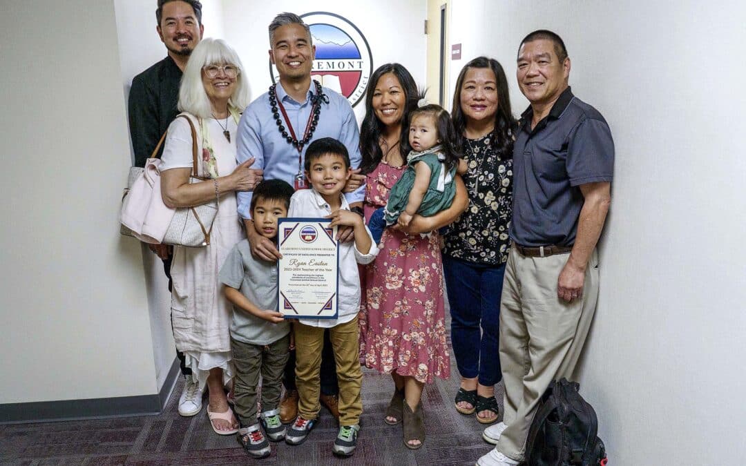 Claremont High’s Easton is named CUSD’s teacher of the year