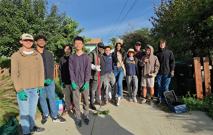 Local volunteers help seniors with yard care