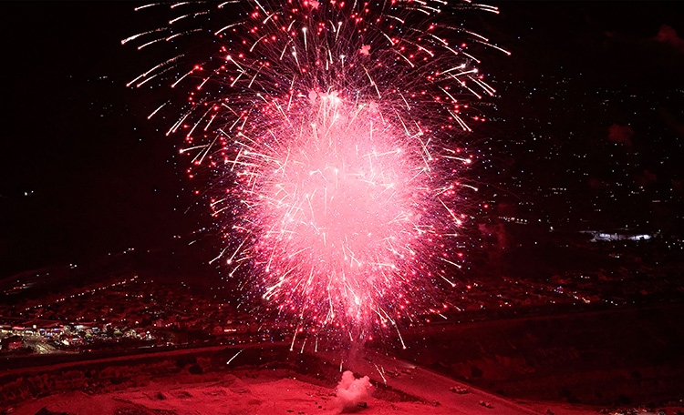 Seeing double: Claremont and Upland light up the night
